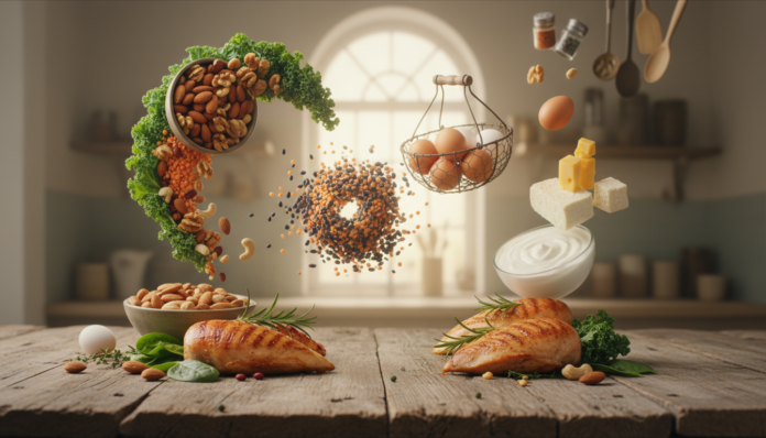 Alimentos ricos em proteína